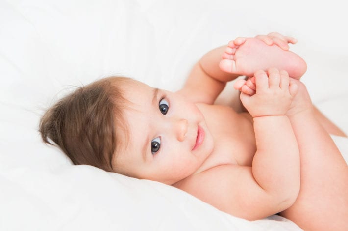 Happy baby - benefits of exercise