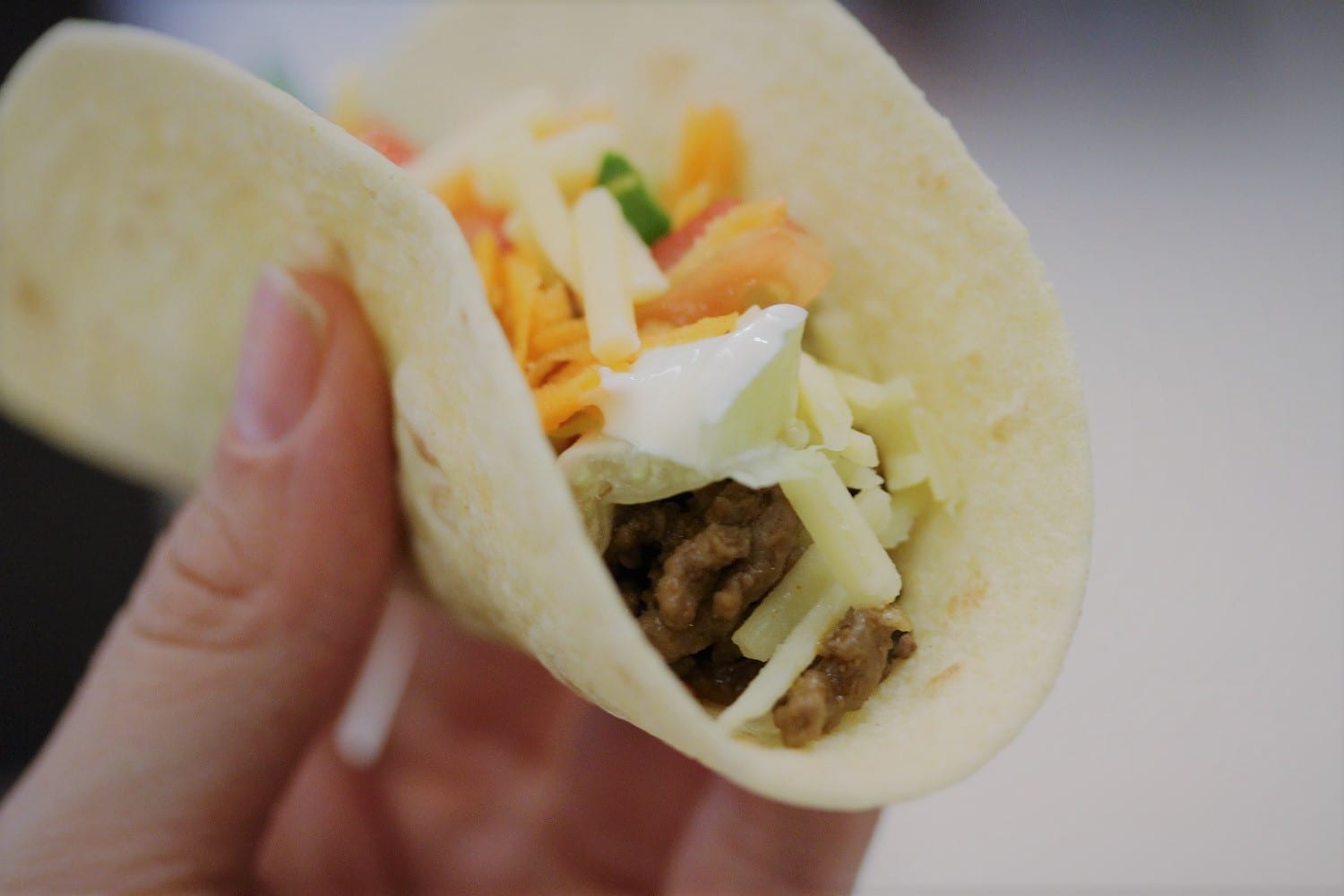 Family dinners for kids - beef taco - ready to eat