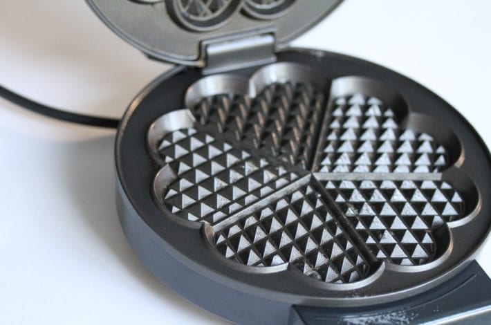 Vegetable waffles - waffle iron