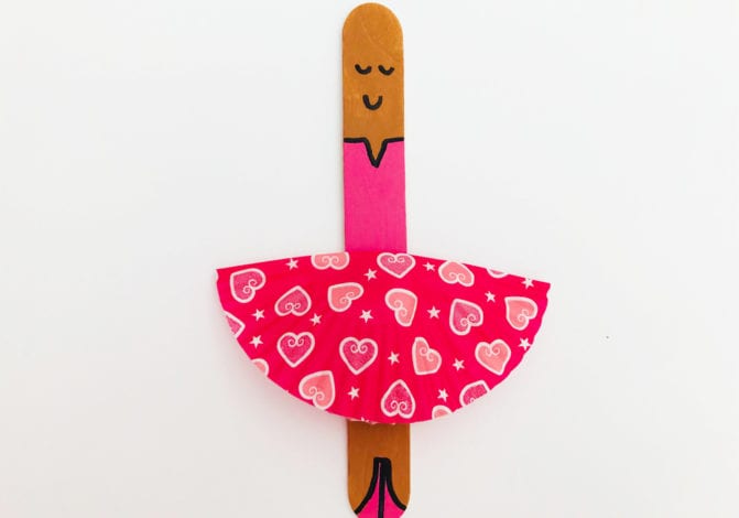 fun kids craft bun case ballerinas add bun case