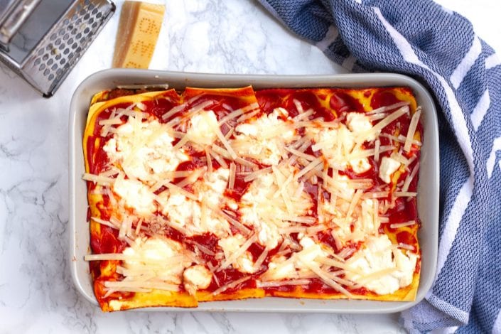 Lasagne - oven ready lasagna - beef lasagne - healthy family dinners