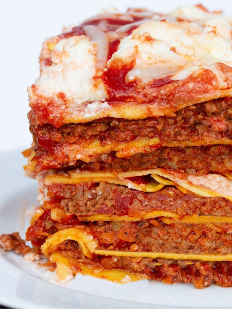 Lasagne - oven ready lasagna - beef lasagne - healthy family dinners
