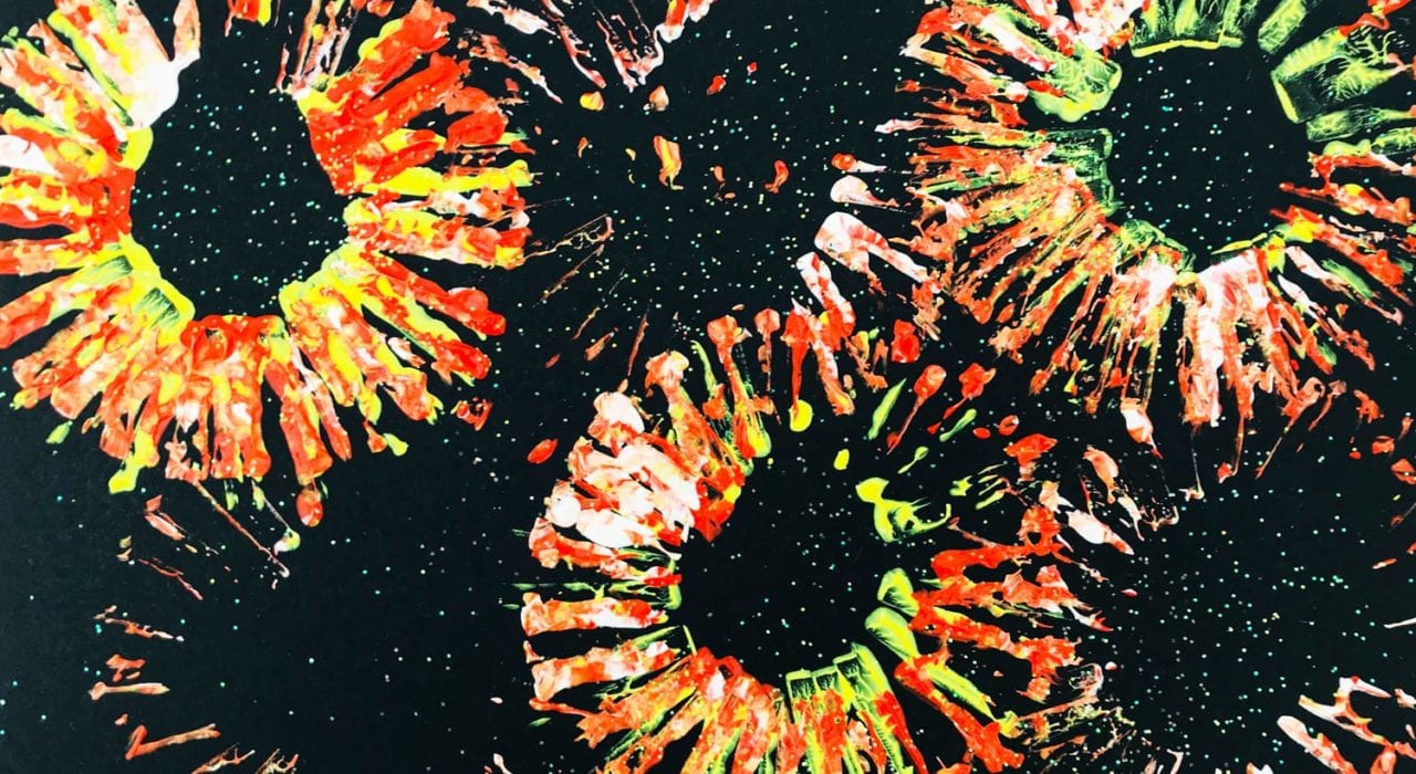 fabulous fireworks prints - fireworks craft