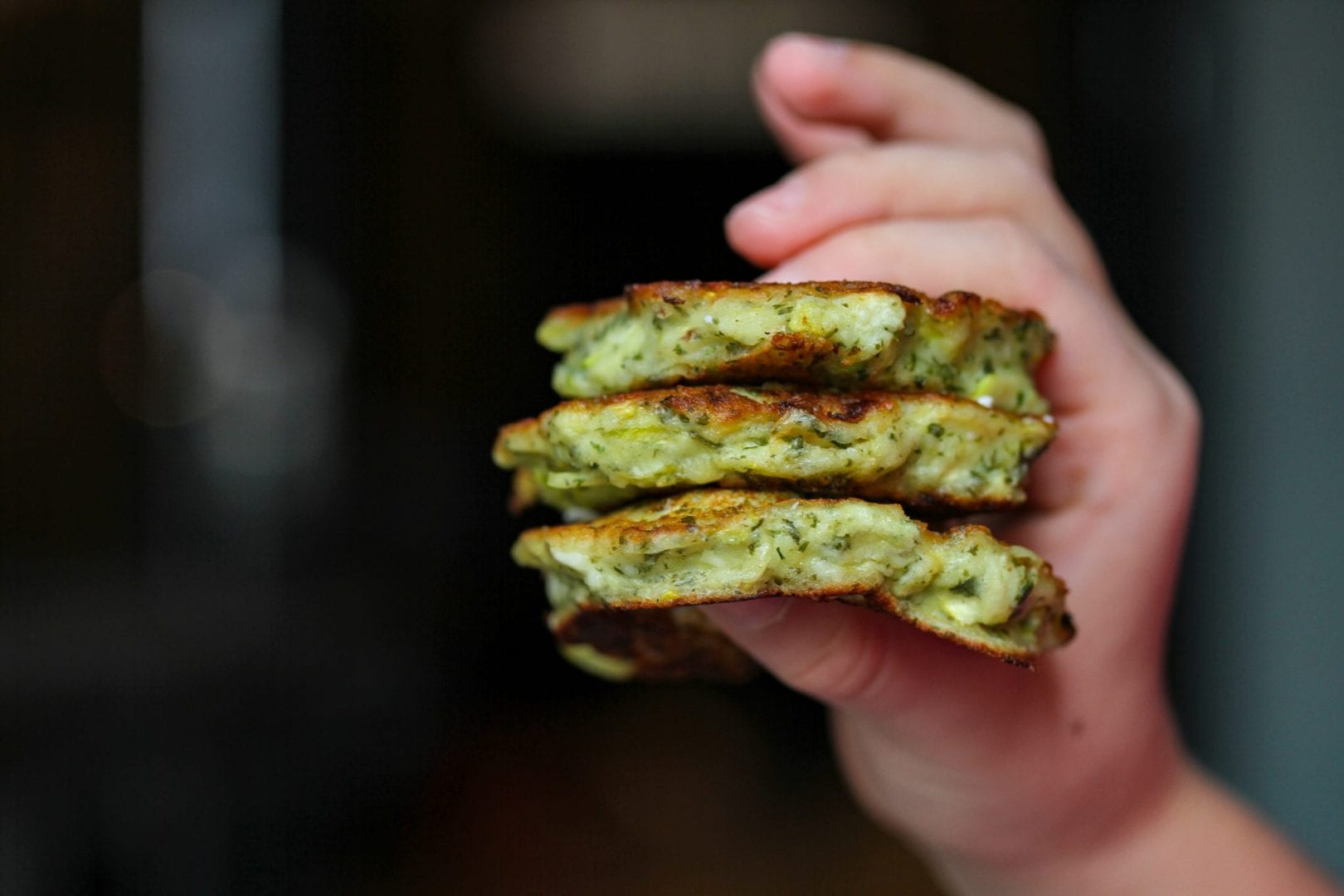 Courgette fritters - courgette patties - toddler food - veggie burgers