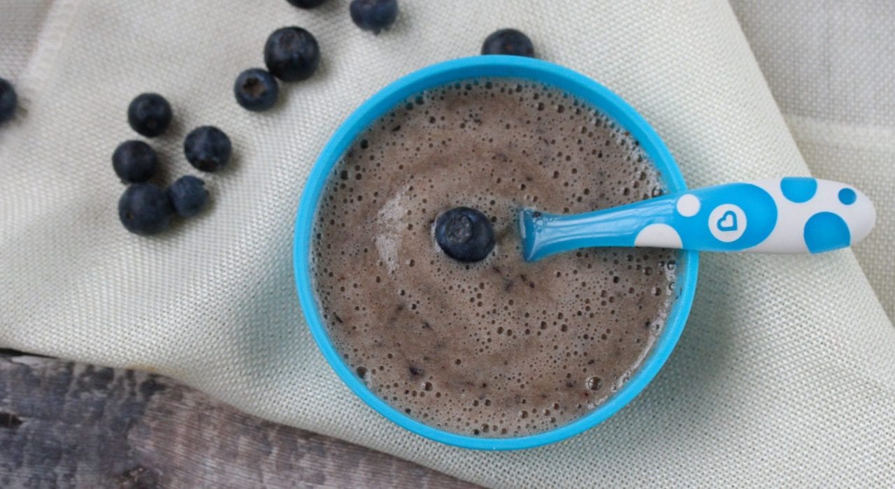 banana puree - no cook purees - baby purees