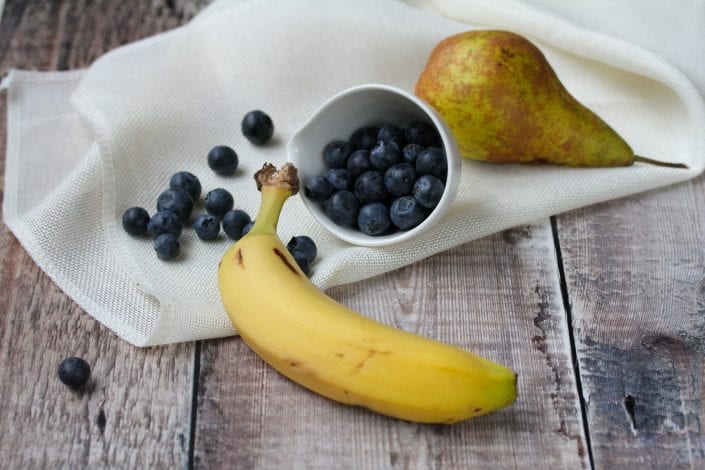 banana puree - no cook purees - baby purees