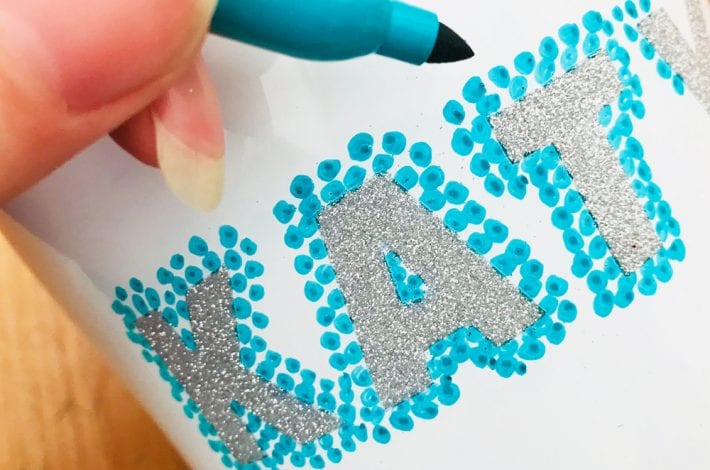 craft for teens - sharpie pot - teen decorations
