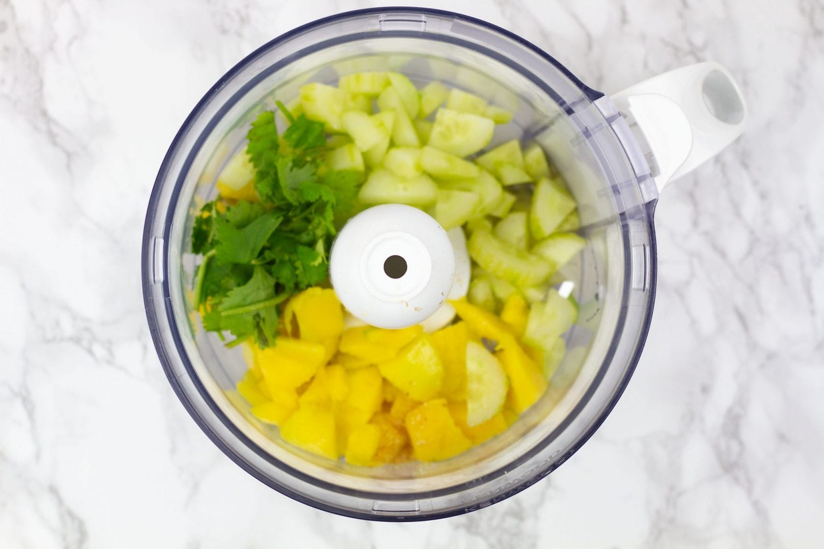 gluten free kids meals - kids dips - mango salsa
