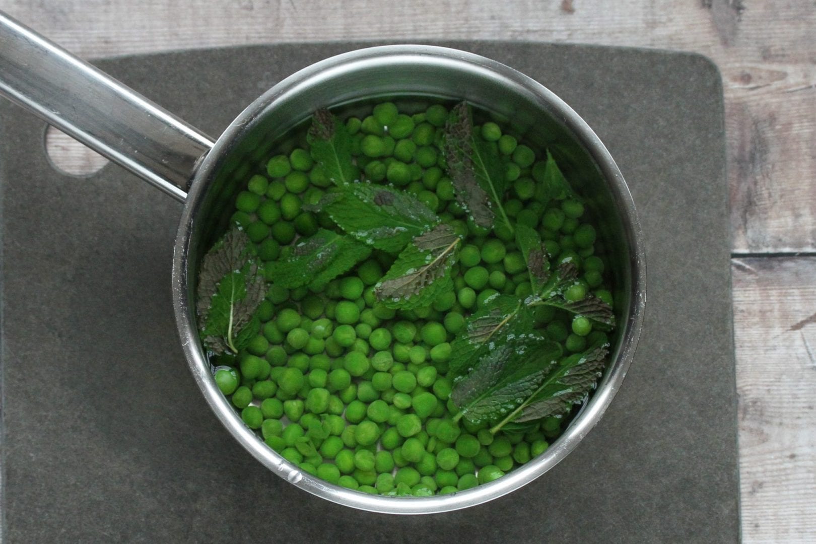 pea soup - pea and mint soup - family recipes - weaning recipes