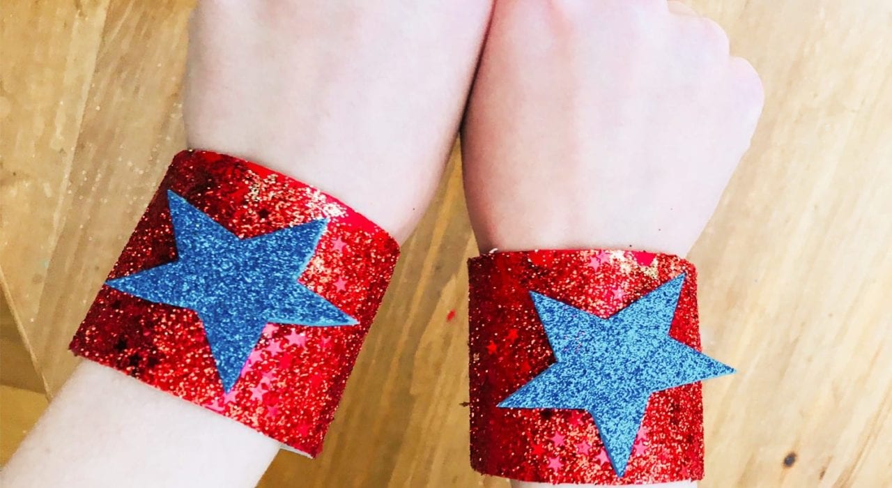 superhero cuffs - boys crafts