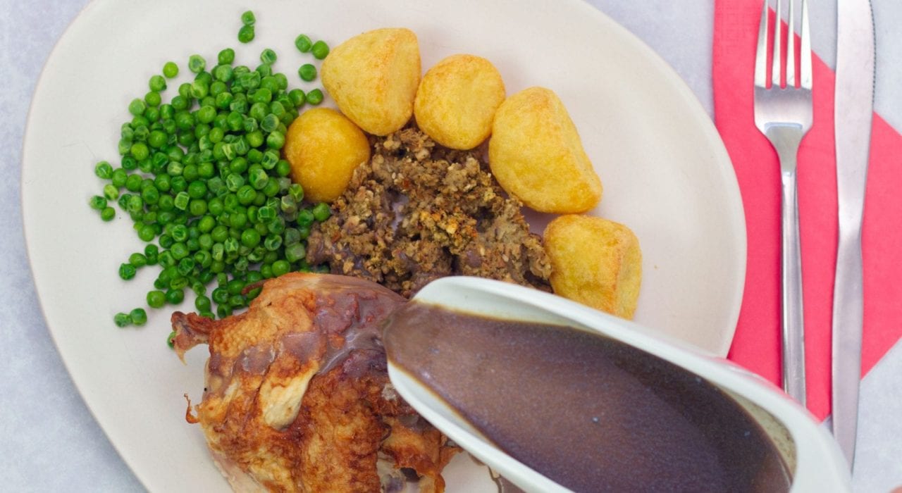 Glitter gravy - turkey stock and chicken stock recipe - enjoy this festive side
