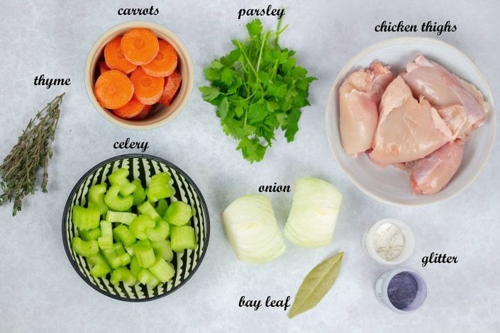 Glitter gravy - turkey stock and chicken stock recipe - enjoy this festive side
