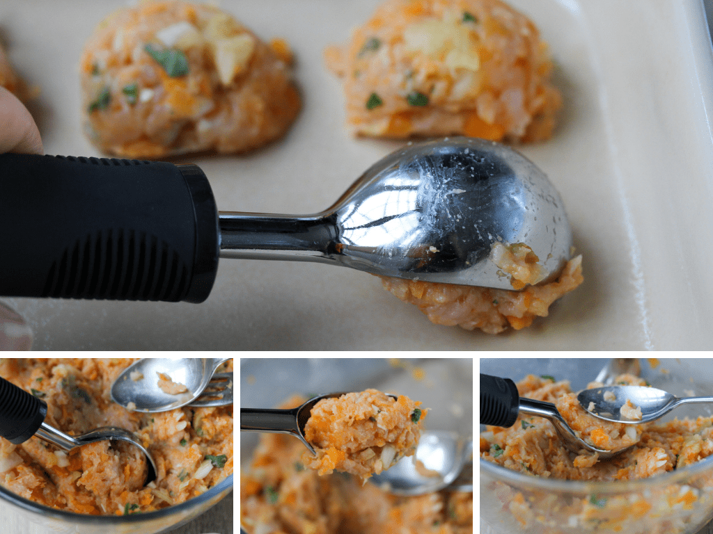 baby Christmas dinner - let your baby enjoy a Christmas dinner recipe as well by making these turkey meatballs