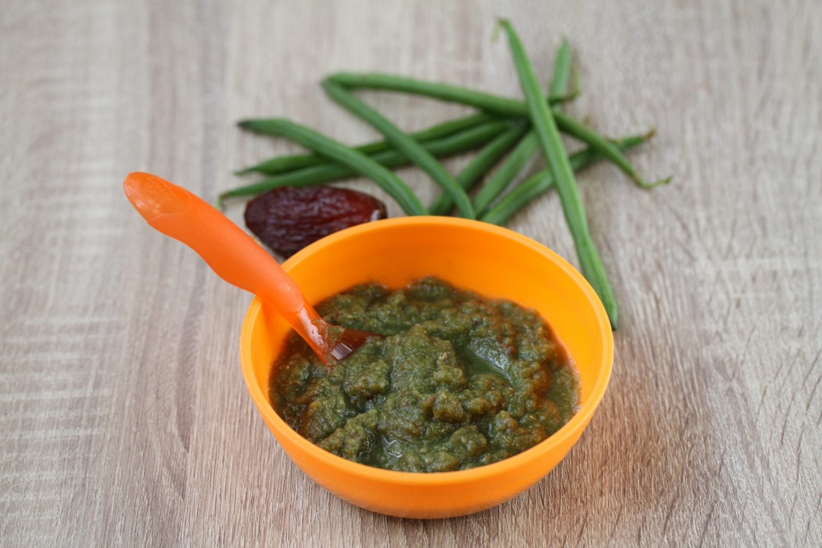 baby's first foods - pork recipe for baby - green bean recipe for baby