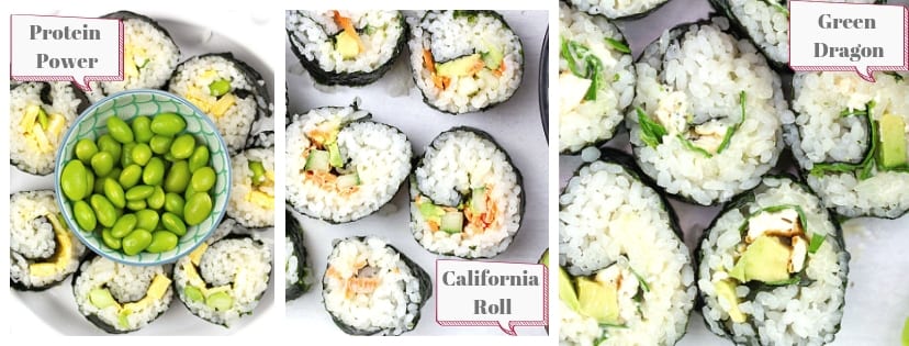kids sushi - vegetarian sushi - sushi for kids - easy sushi for kids
