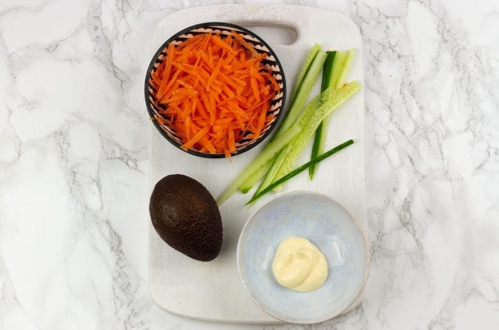 kids sushi - vegetarian sushi - sushi for kids - easy sushi for kids