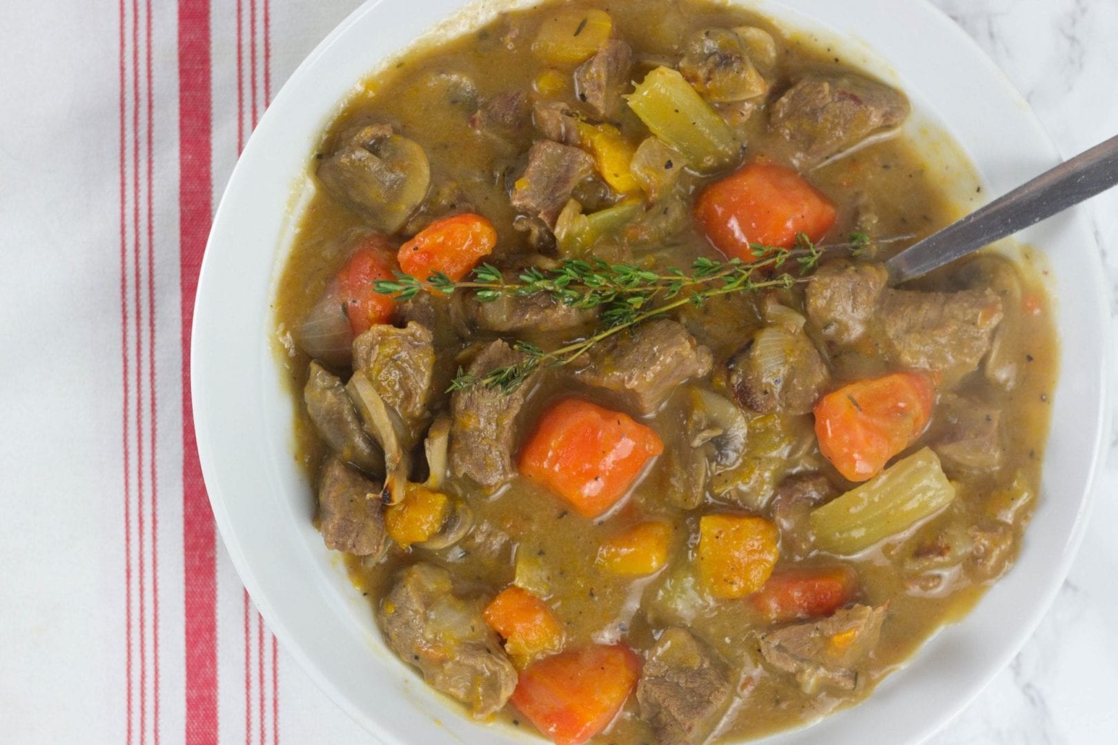 Baby beef stew - one pot beef stew recipe for the whole family