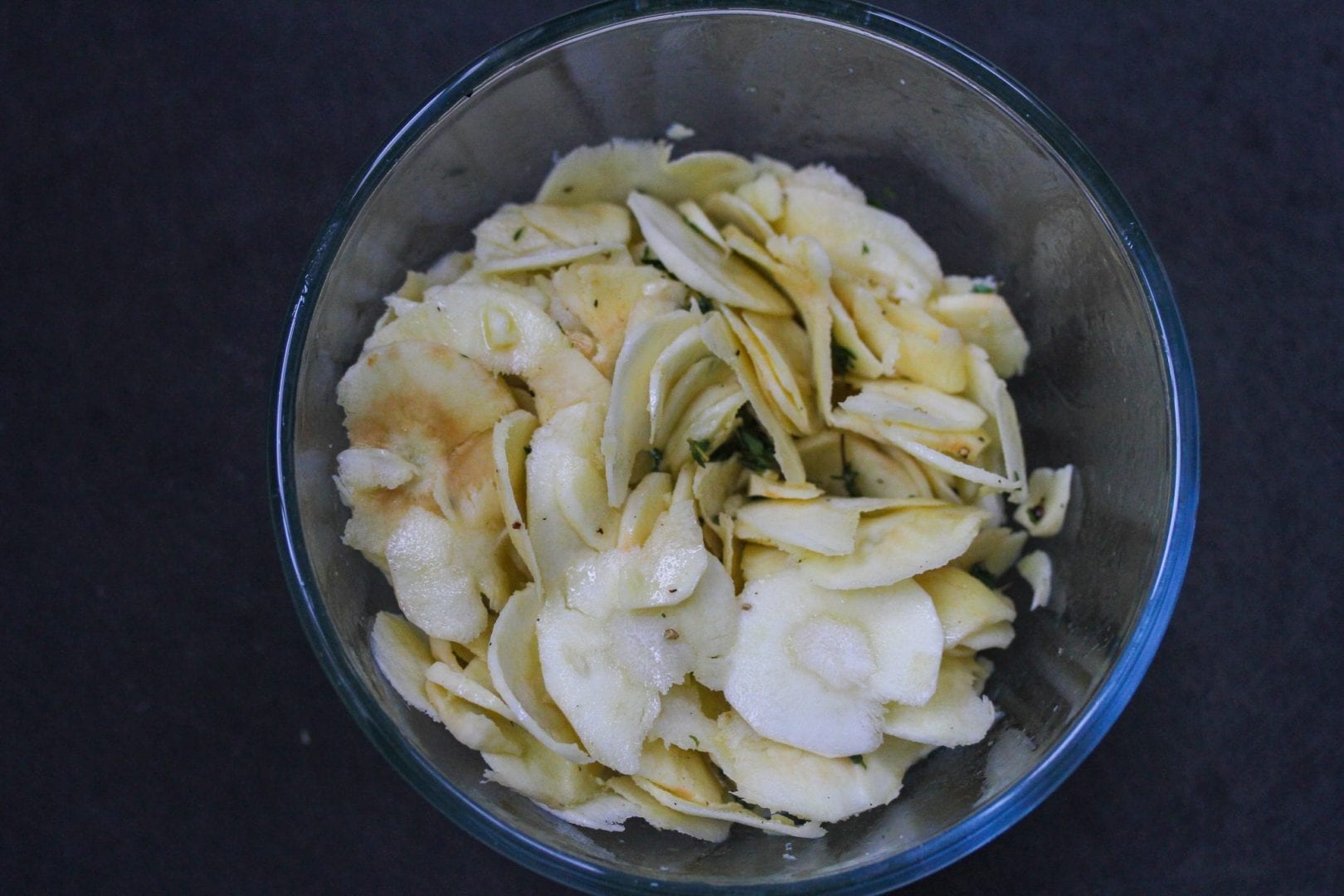Parsnip chips, parsnip crisps with thyme. Healthy kids snack or side
