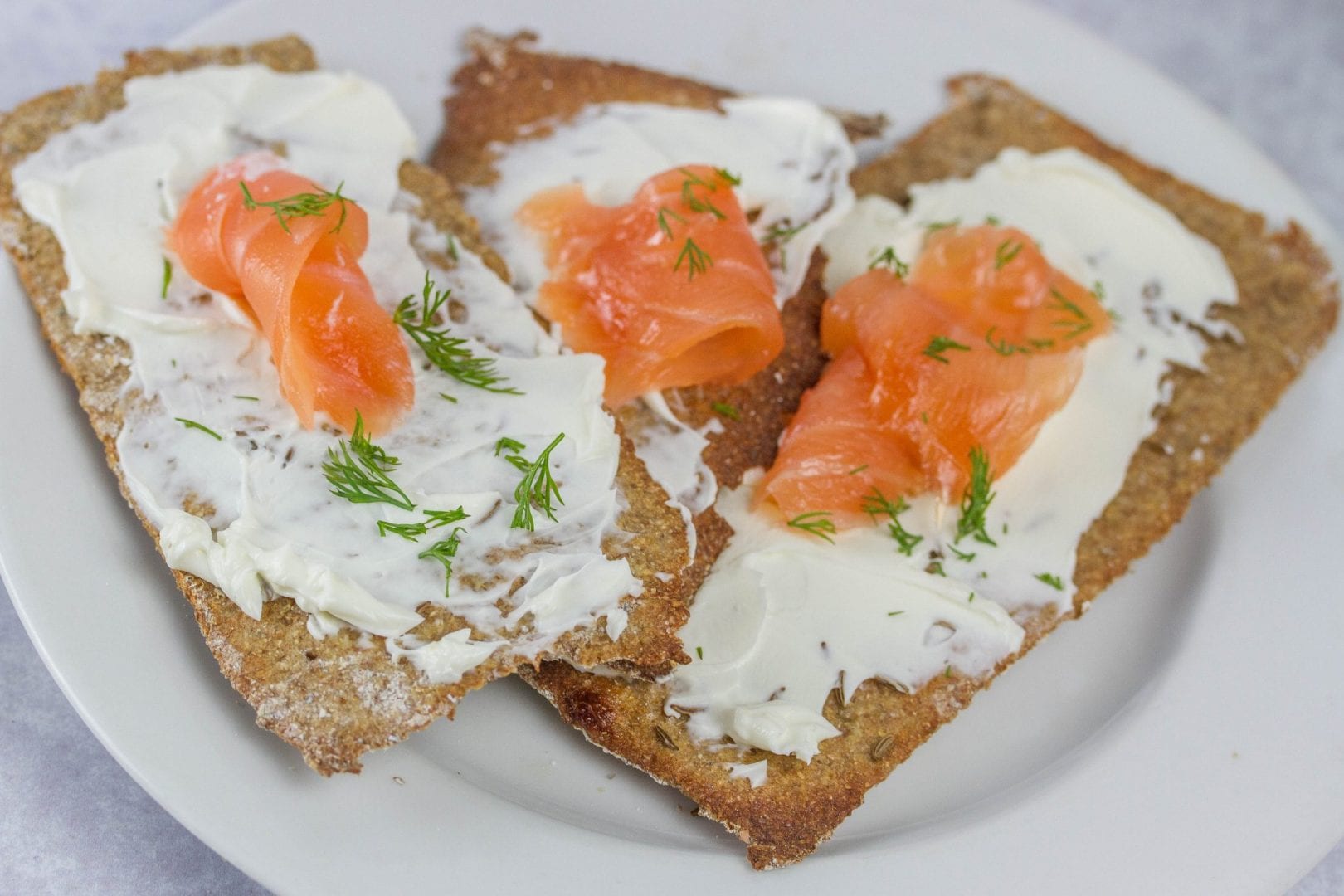 Swedish rye crispbread recipe - enjoy these homemade rye thins with caraway and a maple glaze