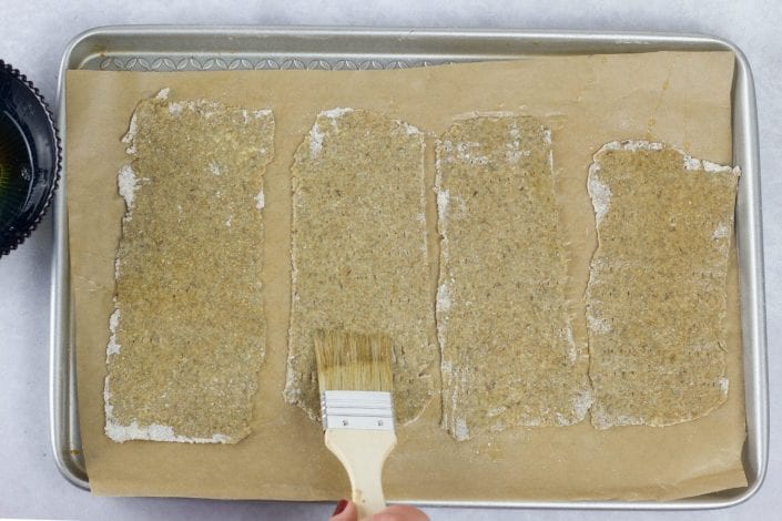 Swedish rye crispbread recipe - enjoy these homemade rye thins with caraway and a maple glaze