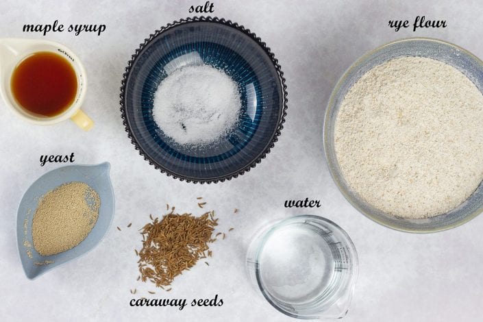 Swedish rye crispbread recipe - enjoy these homemade rye thins with caraway and a maple glaze