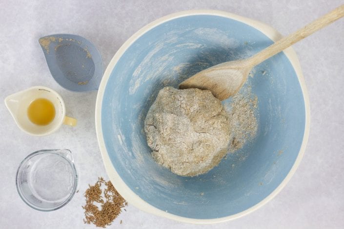Swedish rye crispbread recipe - enjoy these homemade rye thins with caraway and a maple glaze