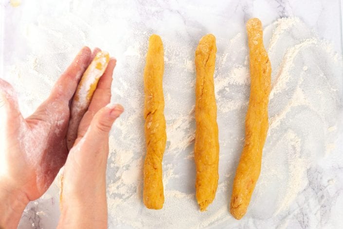 Sweet potato gnocchi - try this tasty and healthy vegetarian dish for a healthy kids dinner