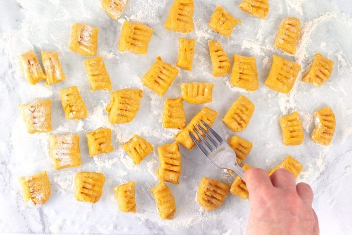 Sweet potato gnocchi - try this tasty and healthy vegetarian dish for a healthy kids dinner