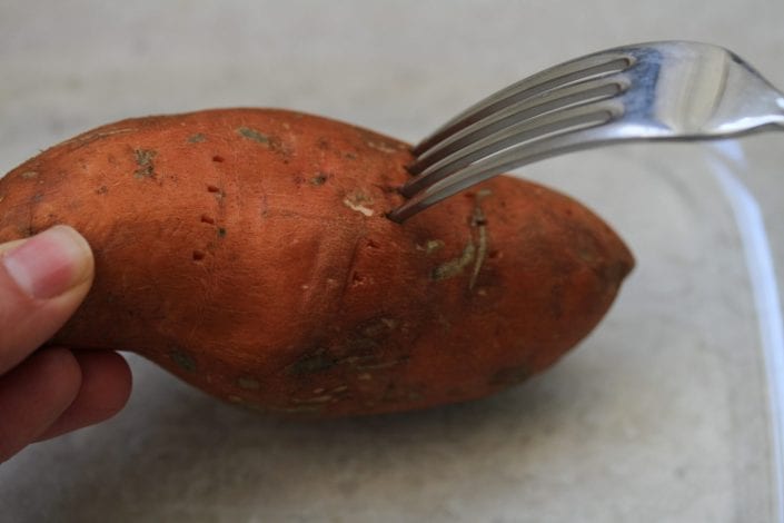 Sweet potato skins - try these loaded sweet potato skins for a healthier sweet potato skin recipe