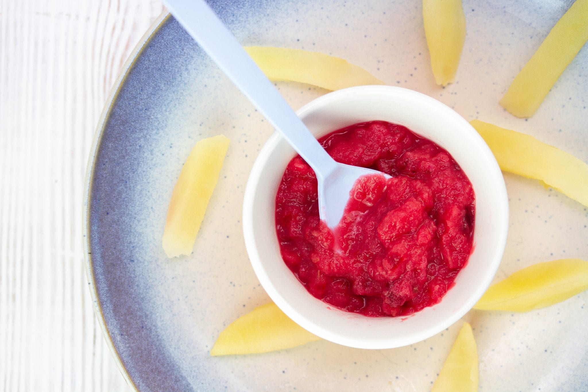 Apple and beetroot puree - make this delicious dish for baby's first foods