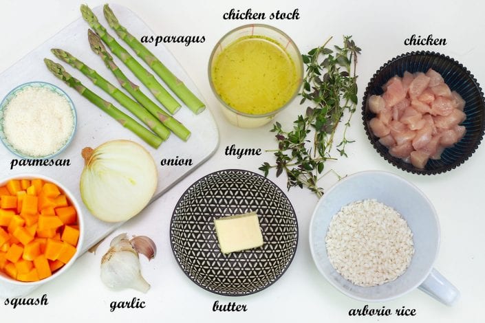 Leftover chicken risotto - turn leftover chicken into this tasty and delicious chicken risotto