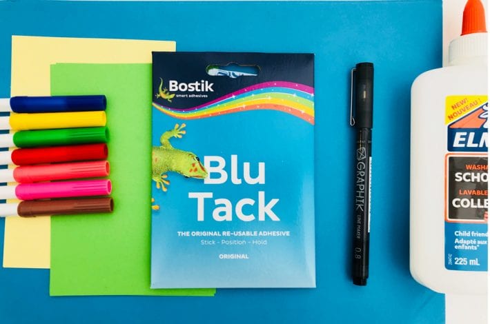 Morning routine board for kids - stay on track in the mornings with this DIY task board