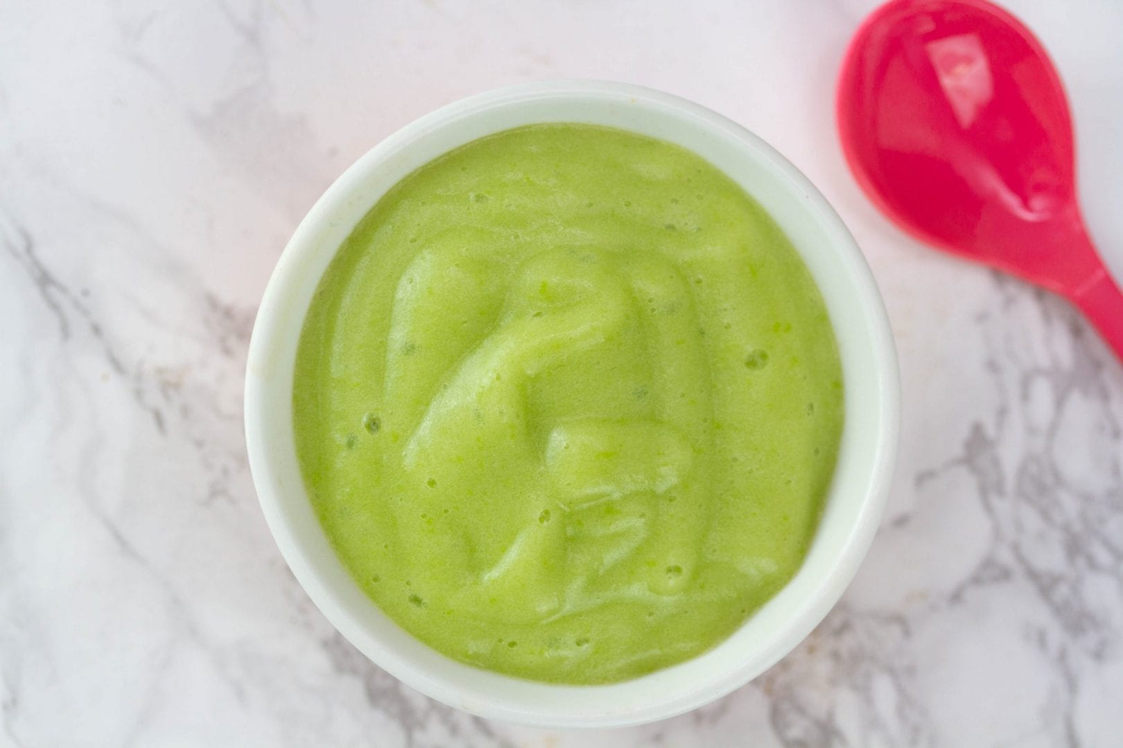 Pea puree for babies - great first foods recipe