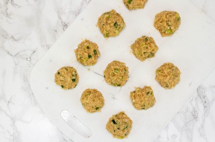Chicken balls - try these delicious pear and quinoa chicken balls for a healthy and tasty kids meal