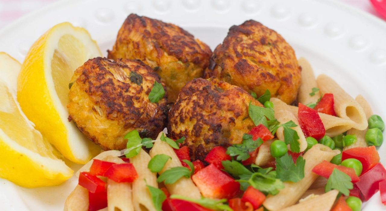 Chicken balls - try these delicious pear and quinoa chicken balls for a healthy and tasty kids meal
