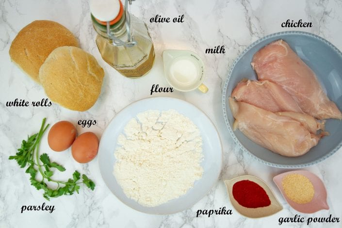 Mini schnitzels - enjoy making these delicious chicken schnitzel escalopes - perfect for family dinners