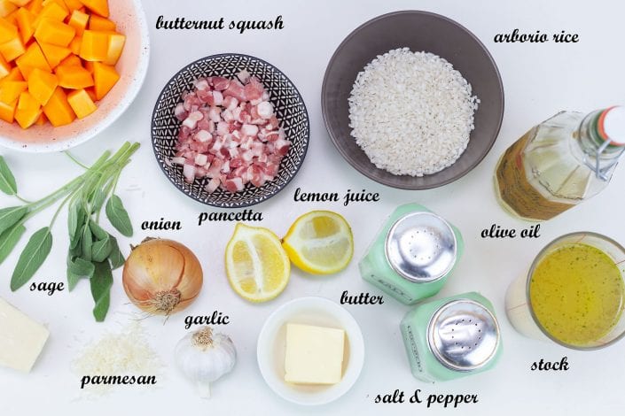 pancetta risotto - make this butternut squash and pancetta risotto for a creamy and delicious family dinner