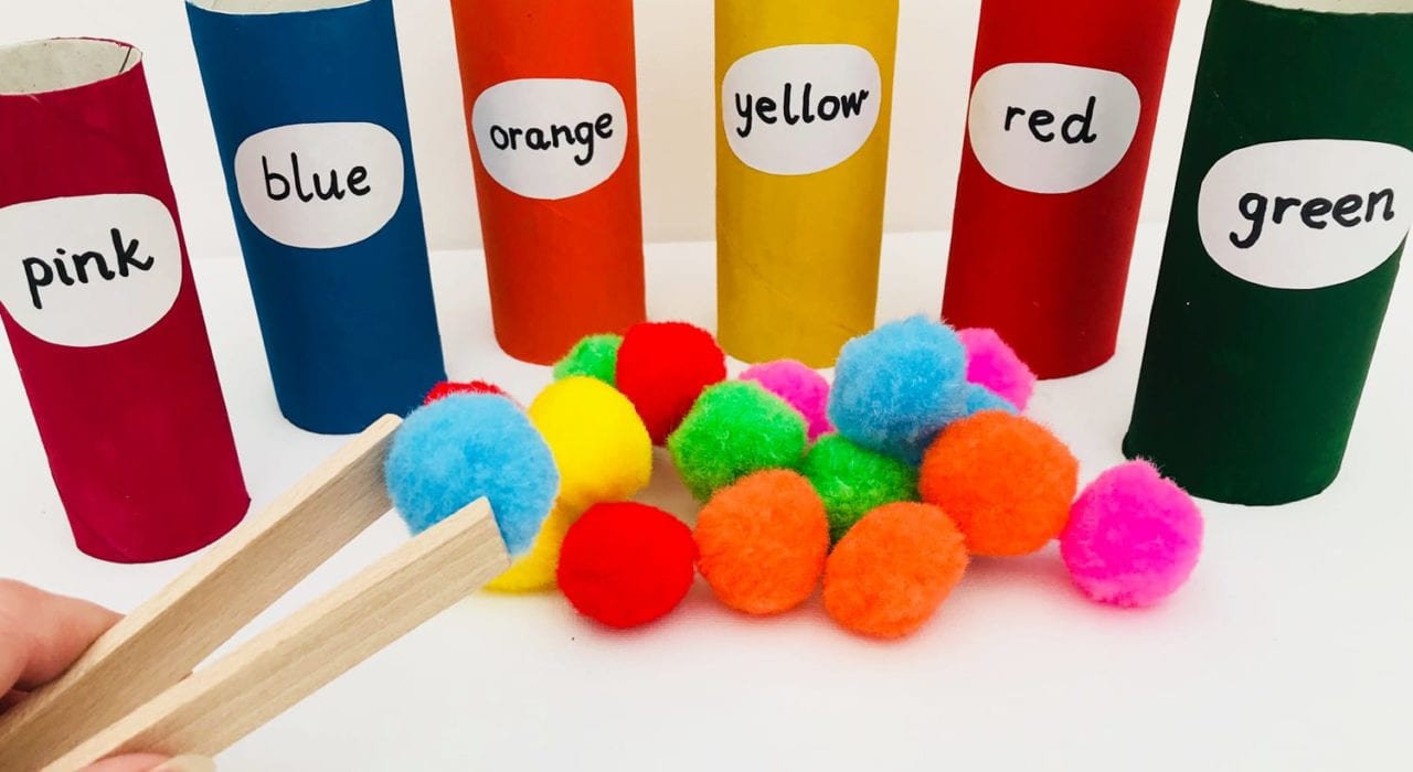 Fun With Colors Pom Colour Matching Learning Mas Pas Fun With Colors Learn Colours Our Pom Colour Matching Teaching Toddlers