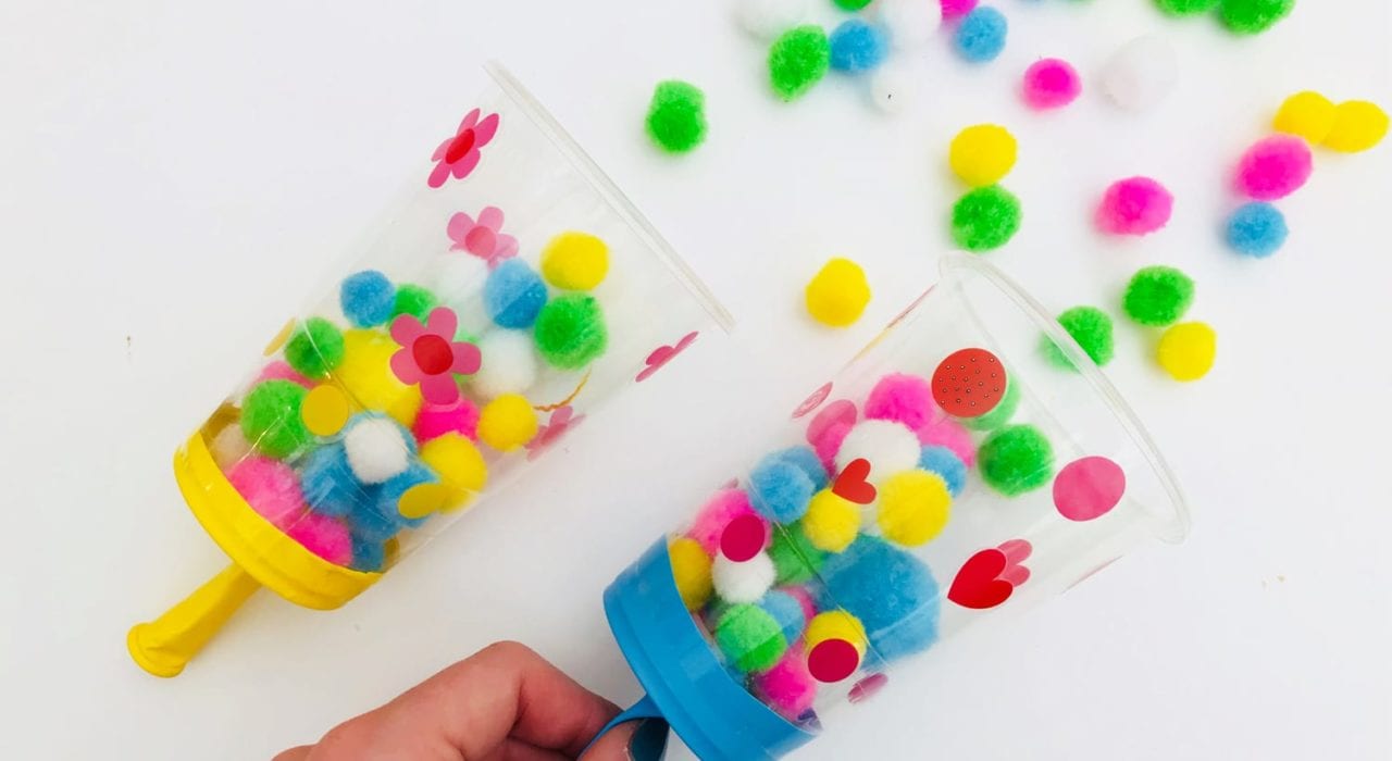 Marshmallow party poppers - Make your own diy party poppers as a great kids party activity