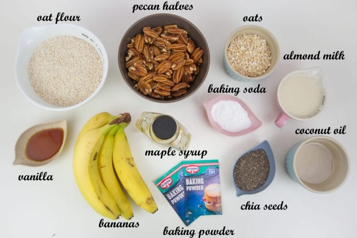Dairy free banana bread - enjoy this vegan banana bread with is without dairy and without gluten or refined sugars