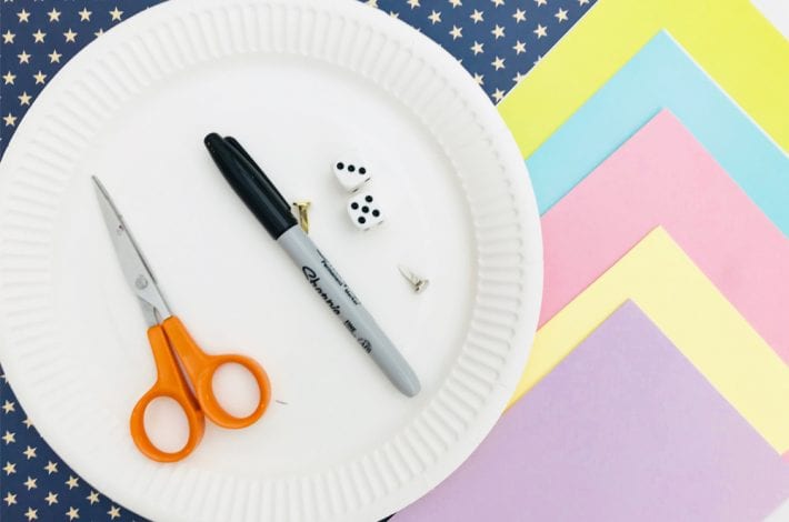 Teaching time to kids - Play this paper plate clock game for learning to tell the time