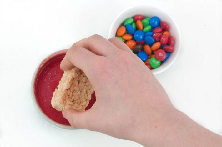 lego rice krispie treats - m&m rice krispie treats - make these lego block m&m rice krispie treats