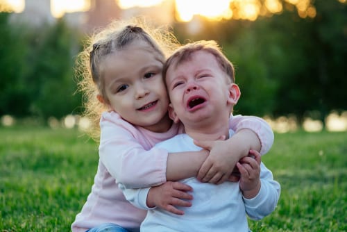 This is what a walk in the park with 3 young children really looks like - the reality of a day out with kids