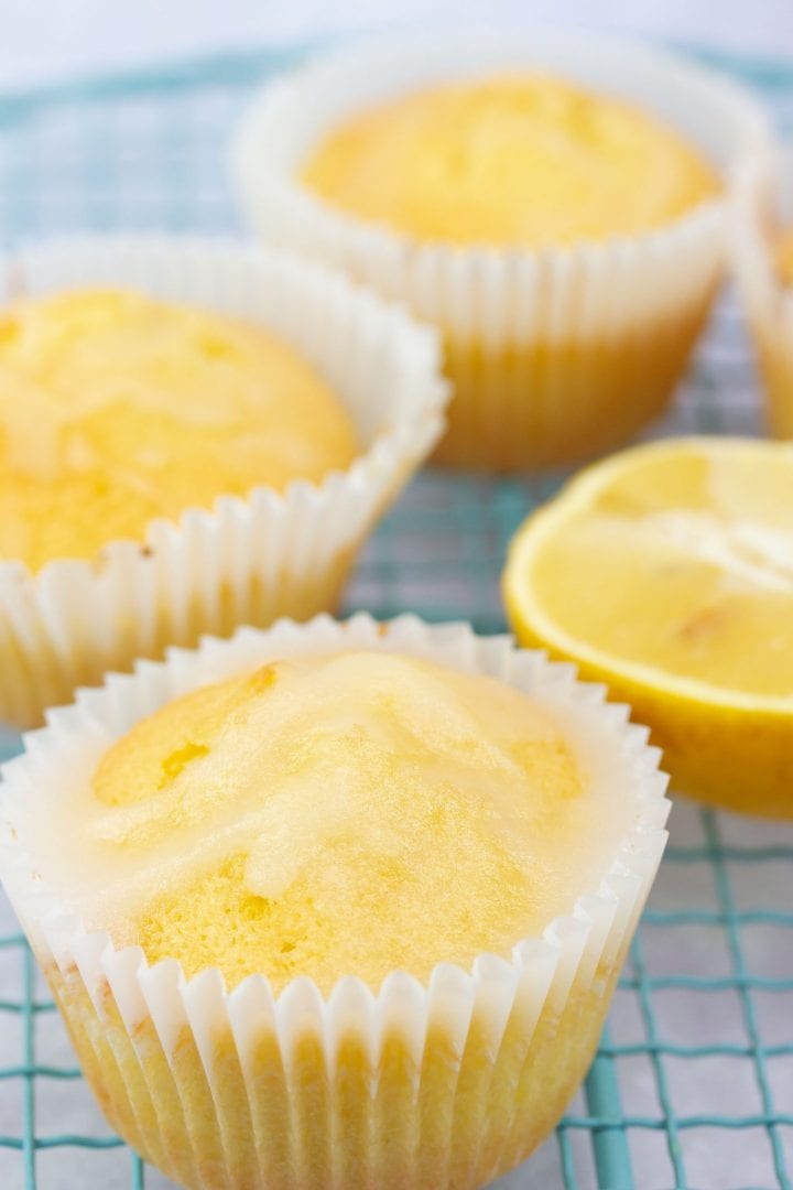 classic lemon drizzle cupcakes - a quick and easy home baking recipe that you can enjoy with the kids to make moist lemon cupcakes