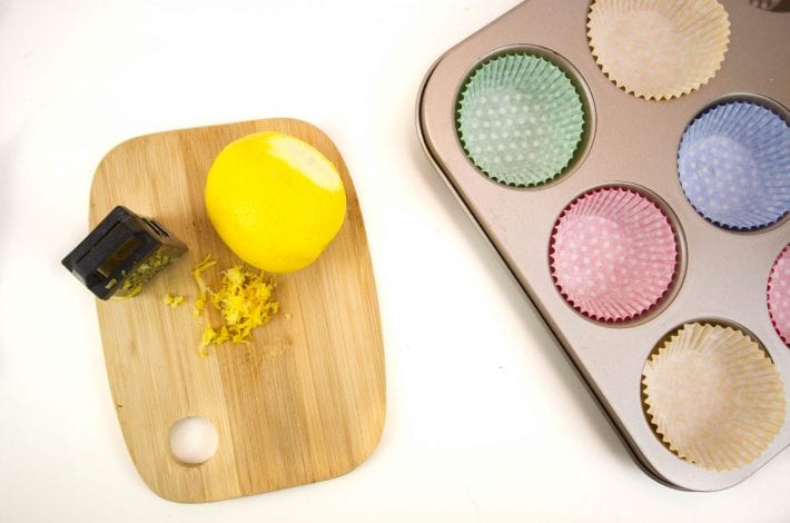 classic lemon drizzle cupcakes - a quick and easy home baking recipe that you can enjoy with the kids to make moist lemon cupcakes