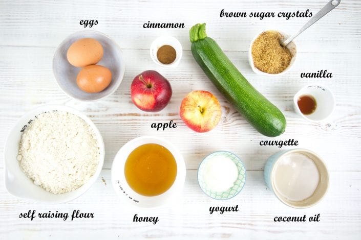 Apple zucchini muffins - enjoy these apple and courgette muffins as a healthy snack or after school treat. All the goodness with hidden veggies.