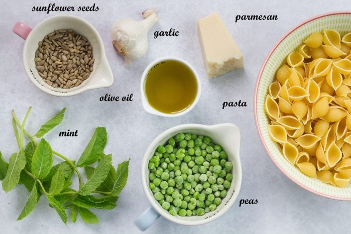 Pasta and pea pesto - a great baby pasta recipe that everyone can enjoy for family dinners - a tasty weaning recipe and kids meal