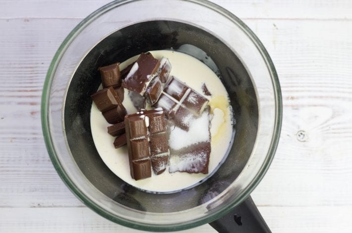 Baked smores bars with an oat base - make these gooey dessert bars for a bonfire night treat